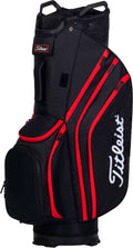 Black/Black/Red Lightweight Golf Bag A614805