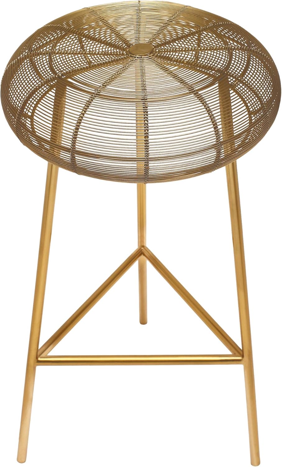 Gold Metal Bar Height Stool A1321