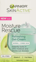 Moisture Rescue Refreshing Gel-Cream, Oil-Free, 1.7 Oz (50g), Pack of 2 G50390