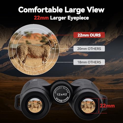 12x42 HD Waterproof Binoculars L804375