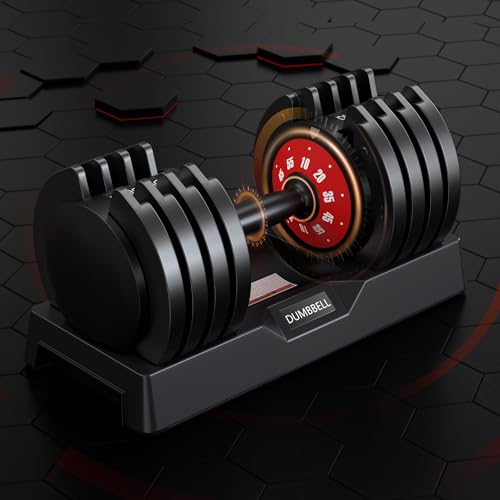 Adjustable Dumbbells 5LB to 110LB 5 in1 25/55LB Dumbbell Set with Anti-Slip Metal Handle G565