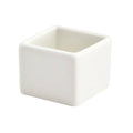 1 oz. European White Square Porcelain Ramekin - 24/Case H68076