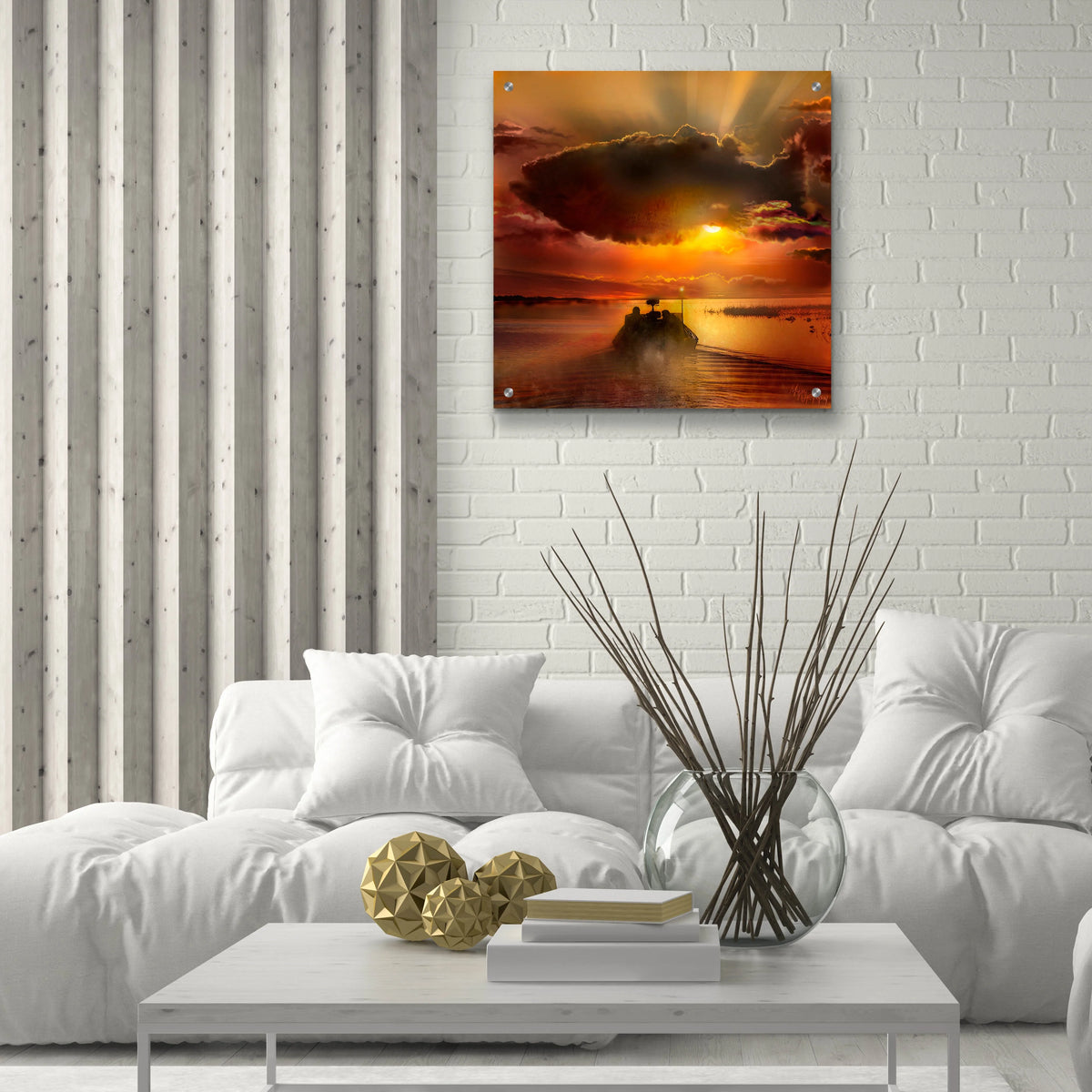 Acrylic Glass Wall Art 24"x24" Y63827