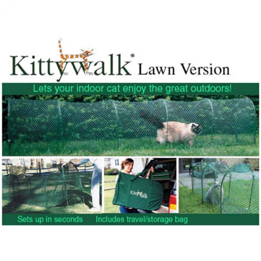 Green Outdoor Cat Enclosure I4095