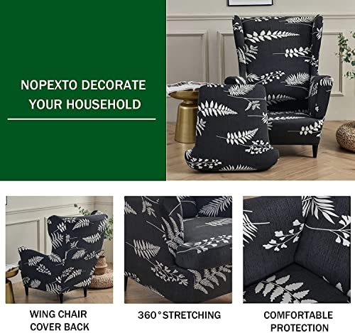 2 Piece Printed Spandex Armchair Slipcovers J23432