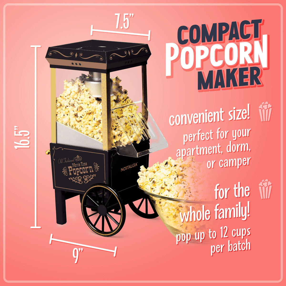 Hot Air Popcorn Maker F496676