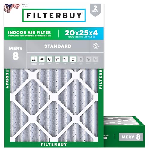 20x25x4 Pleated HVAC Air Filter 2-Pack M6348