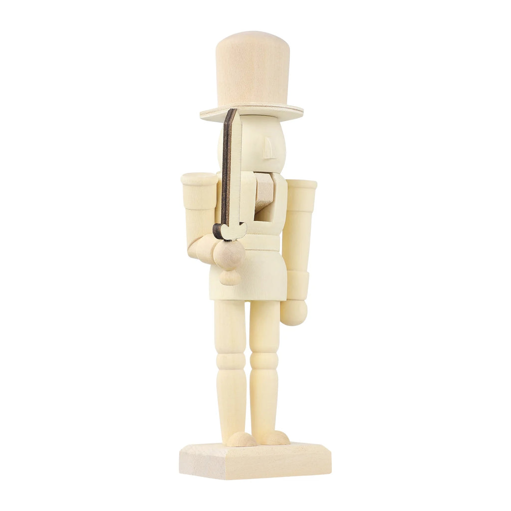 Unfinished Wooden Nutcracker Doll W3818
