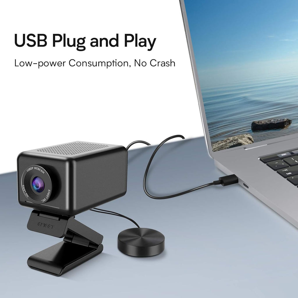 1080P Webcam with Speaker and Mics S2160