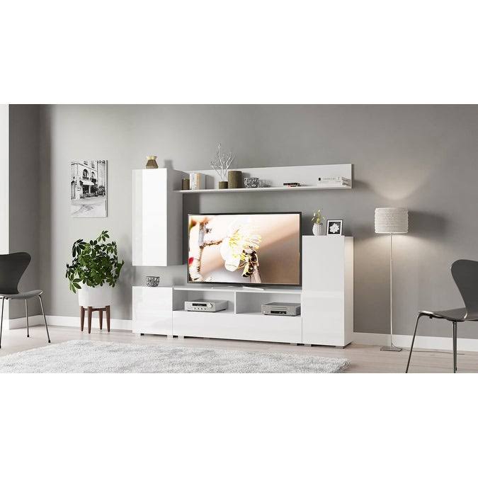 White Entertainment Center O69366