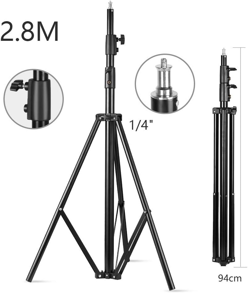 2 Pack 800Ws Photo Speedlite Studio Flash Strobe Monolight Bowens Mount Kit with Softbox, Light Stand, Barn Door Kit, Reflector A793551