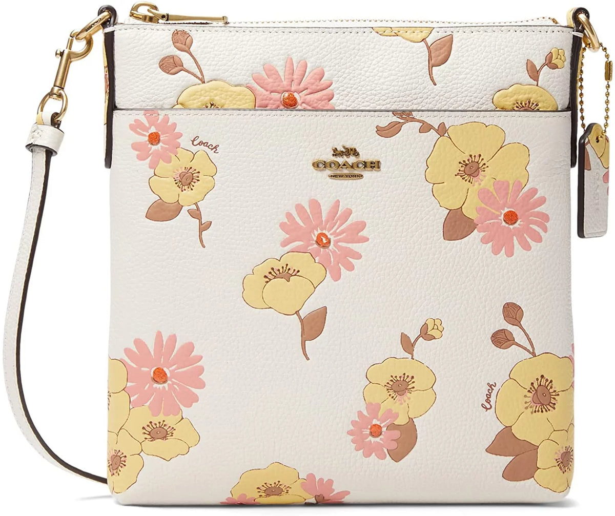 Floral Printed Leather Bag V97270