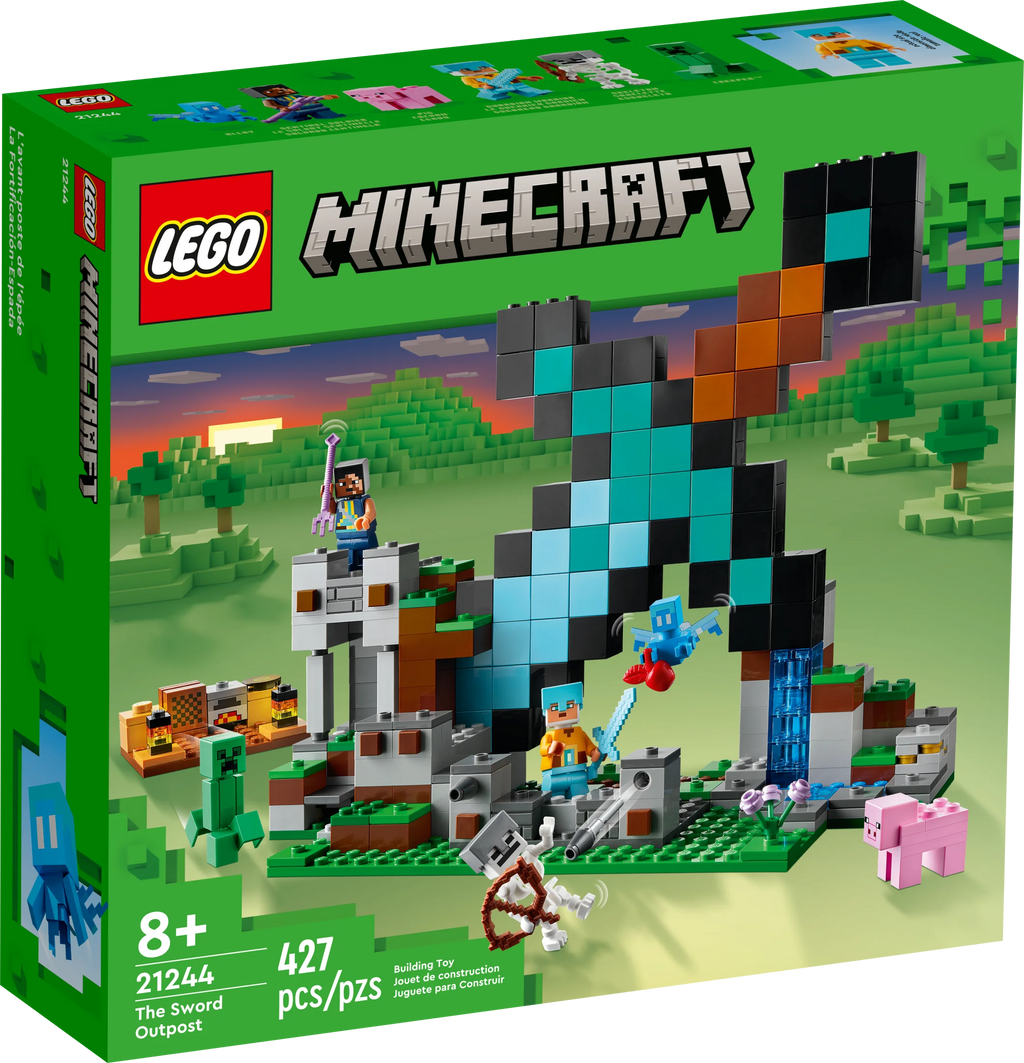 Minecraft Building Toys with Creeper Warrior Pig and Skeleton Figures Y18878