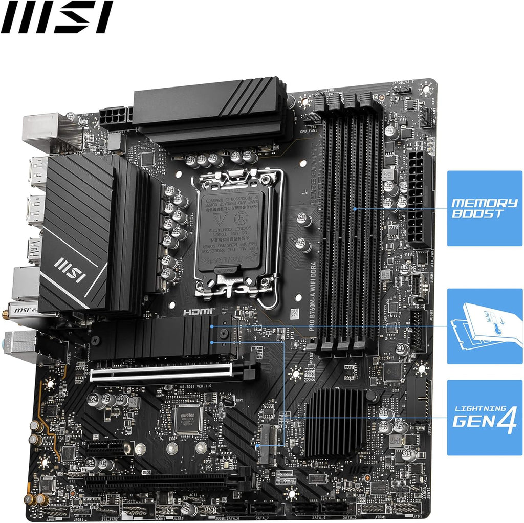 B760M-A WIFI DDR4 mATX Motherboard S26589