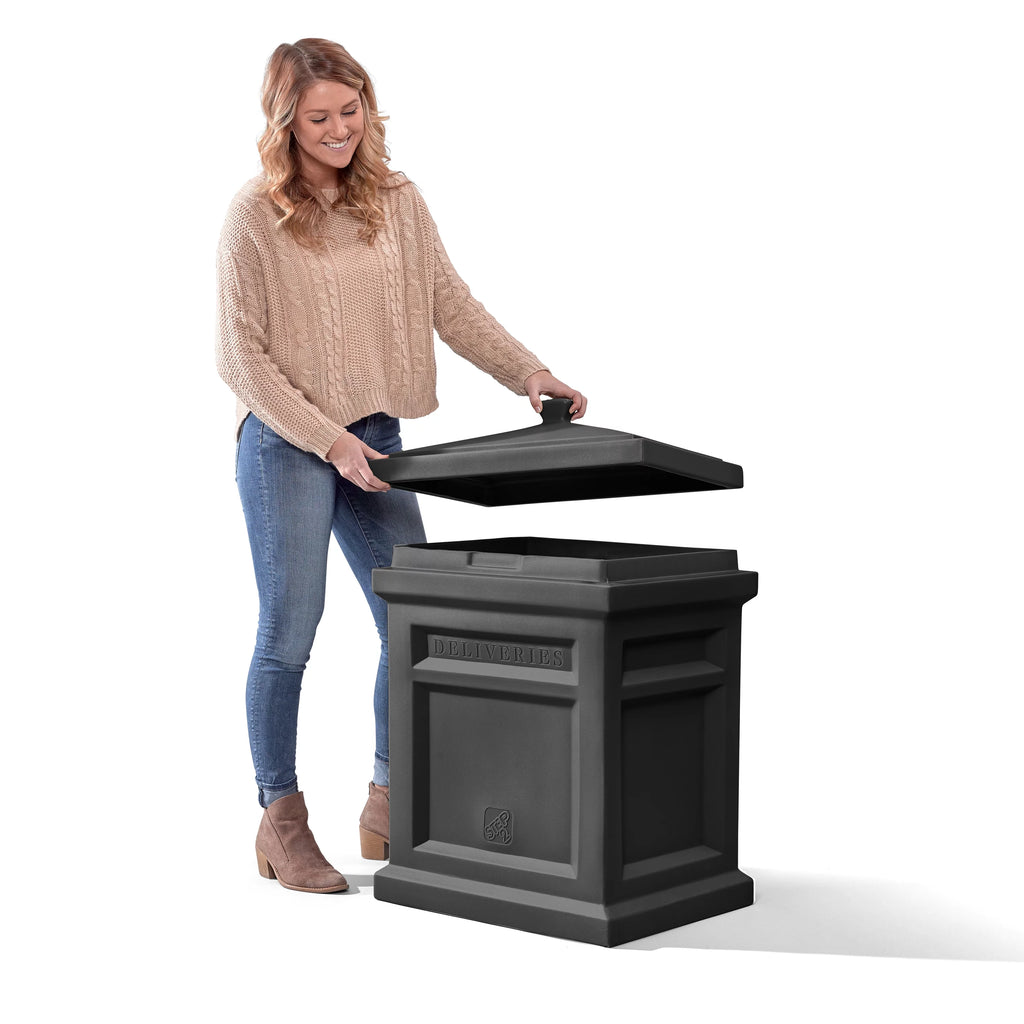 Black Parcel Delivery Box F5154