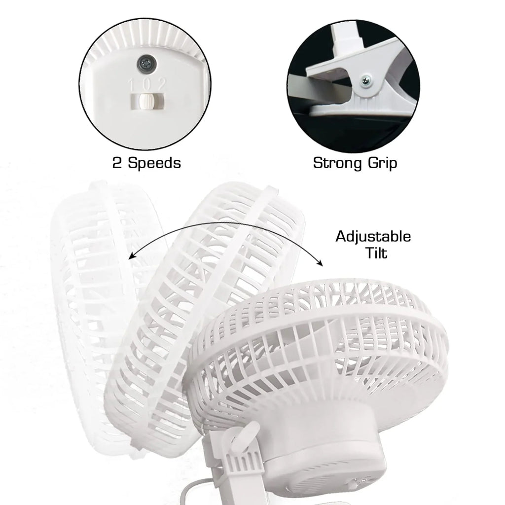 18 Inch Oscillating Wall Mount Fan White E96730