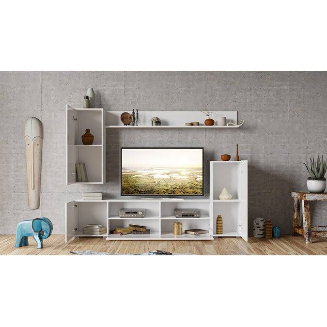 White Entertainment Center O69366