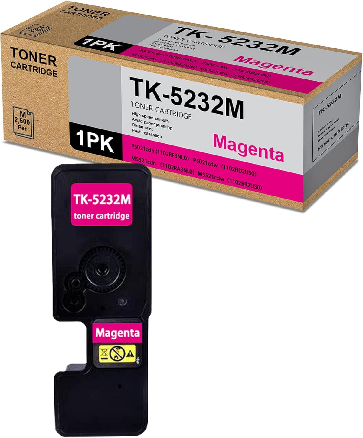 Magenta Toner Cartridge for ECOSYS P5021cdw M5521cdn M5521cdw P5021cdn Series Printer B309