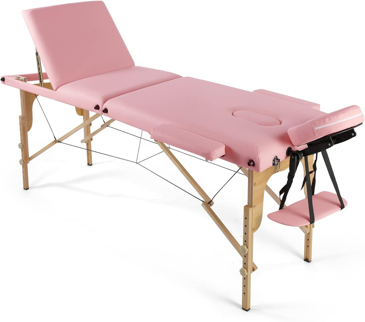 Black Adjustable Massage Table with Carrying Bag C59159