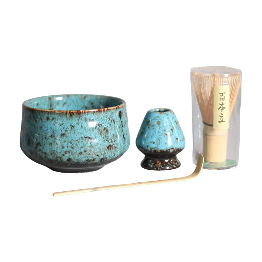 4 Pieces Ceramics Matcha Set W5421
