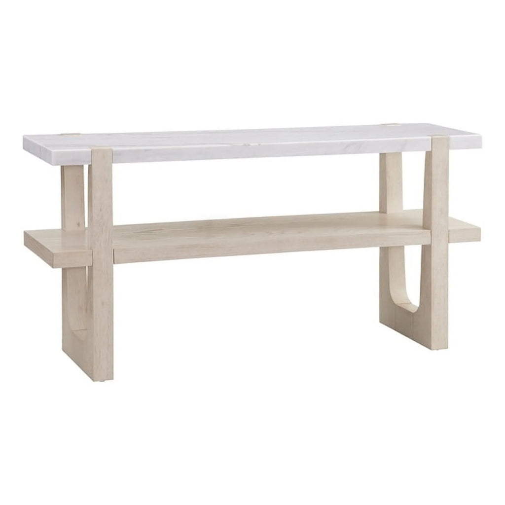 Marble Console Table in Sun-Bleached Ash Brown E905387