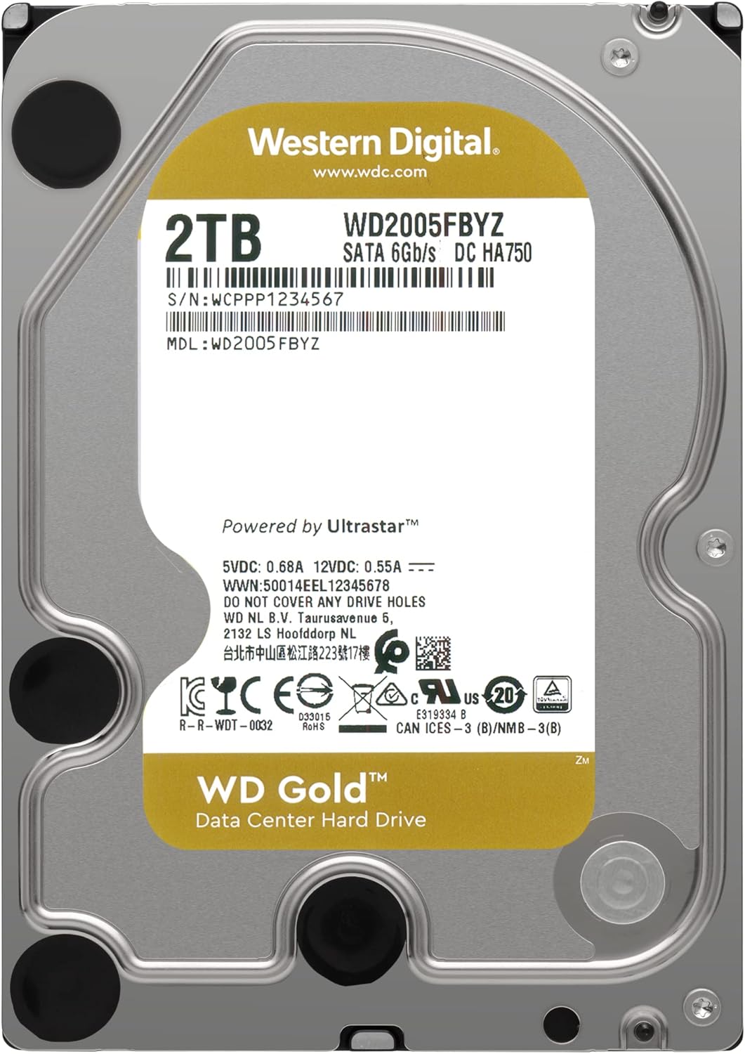 8TB 7200 RPM SATA 6 Gb/s Internal Hard Drive H9529