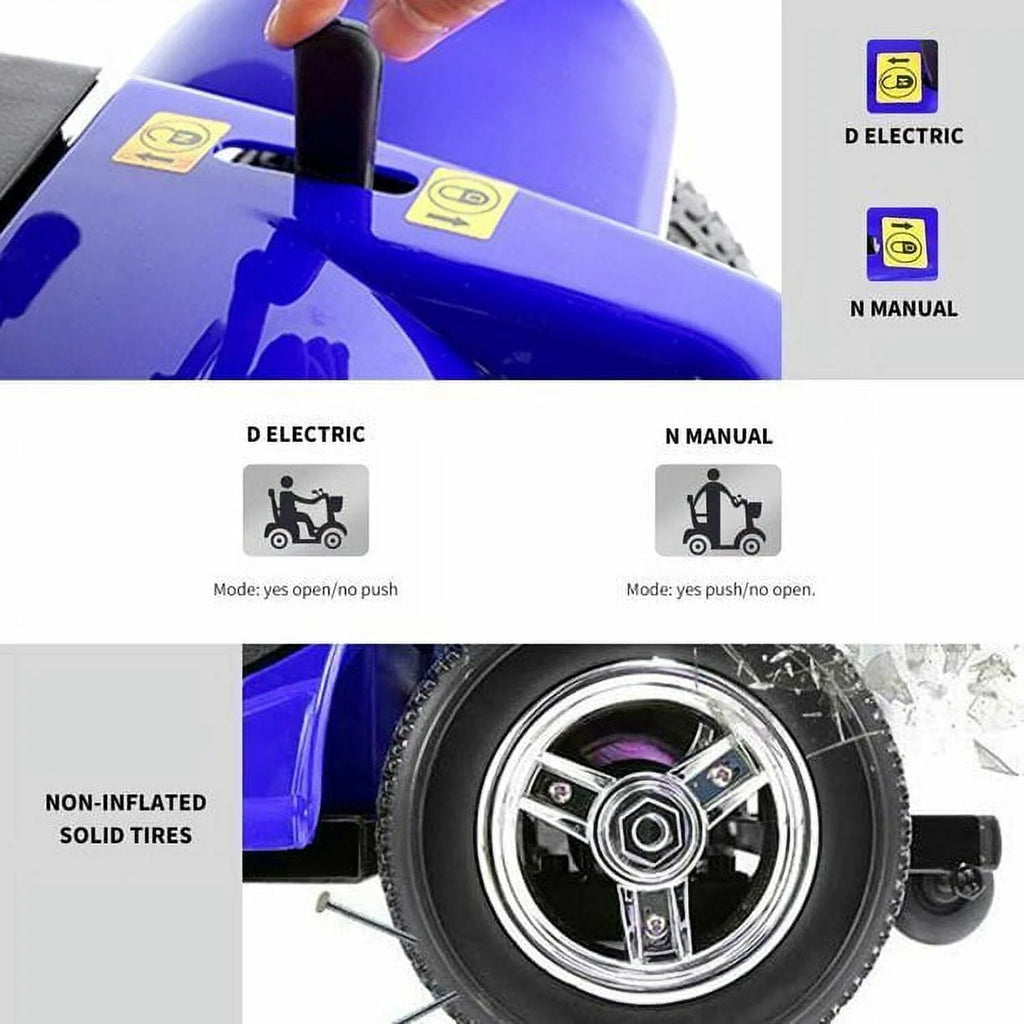 4 Wheel Folding Electric Mobility Scooter R606