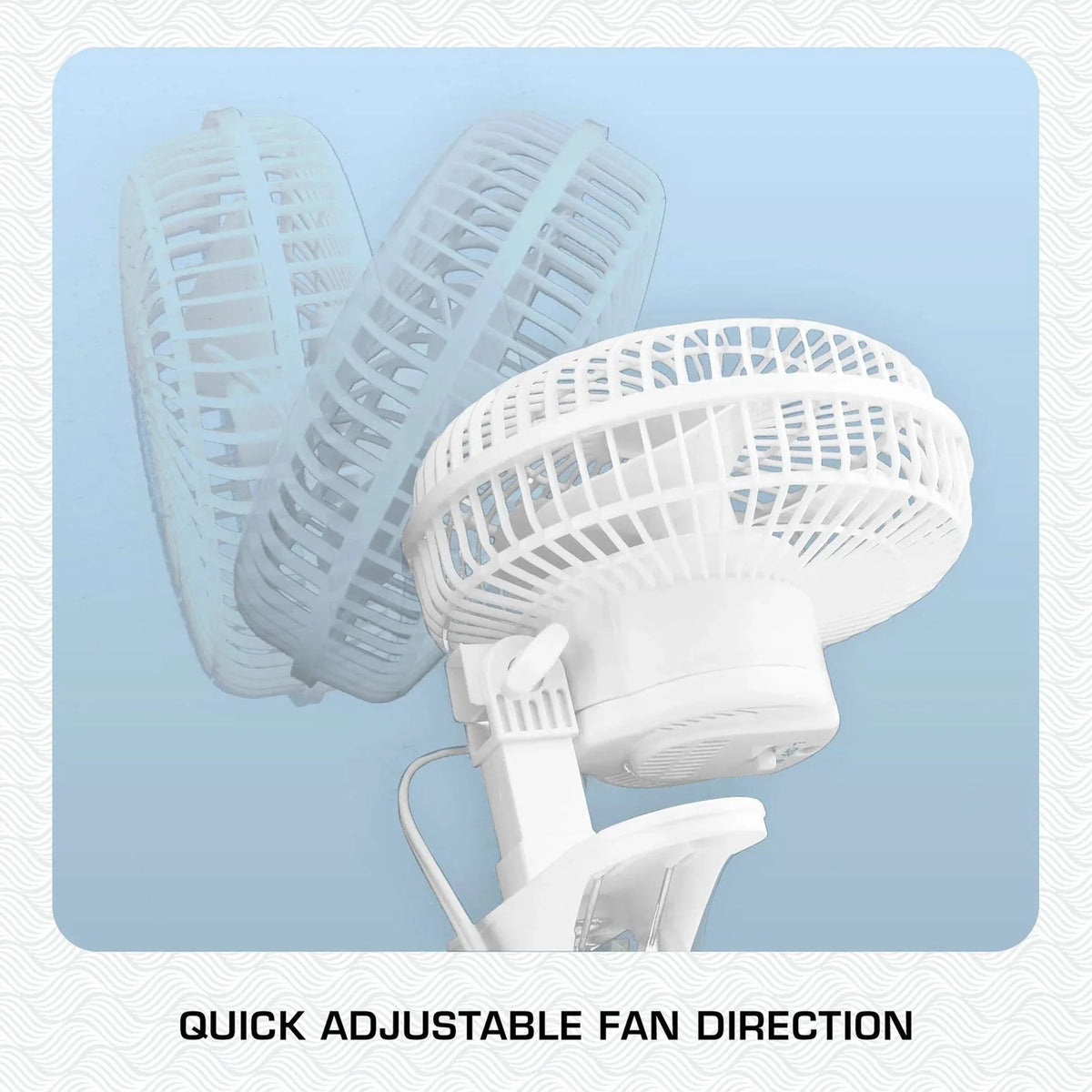 18 Inch Oscillating Wall Mount Fan White E96730