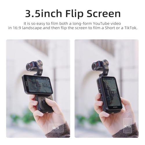 5K Handheld Camera with 3-Axis Gimbal Stabilizer R5985
