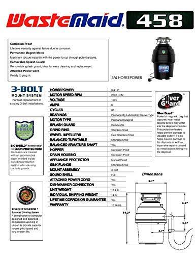 3/4 HP Disposer V62531