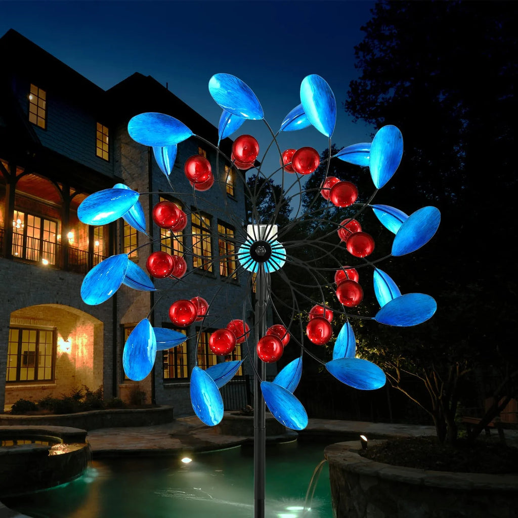 Solar Wind Spinner with LED Light T406