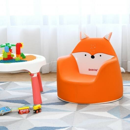 Blue Kids Cartoon Sofa Armchair Couch N482