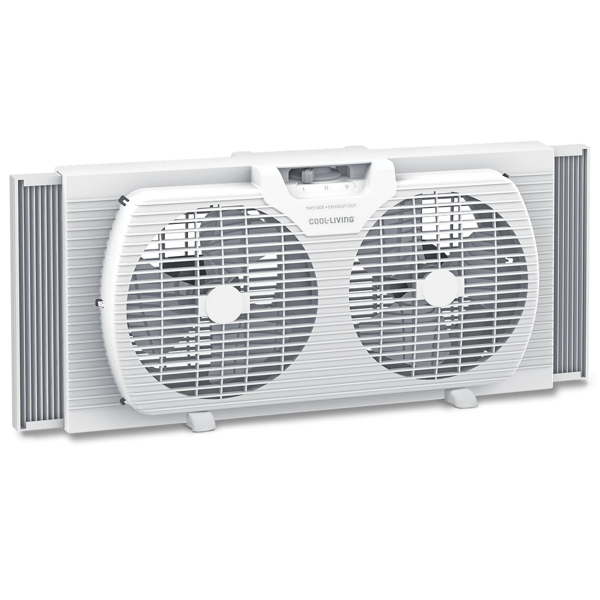 9" Twin Window Fan with Reversible Airflow Control X895112
