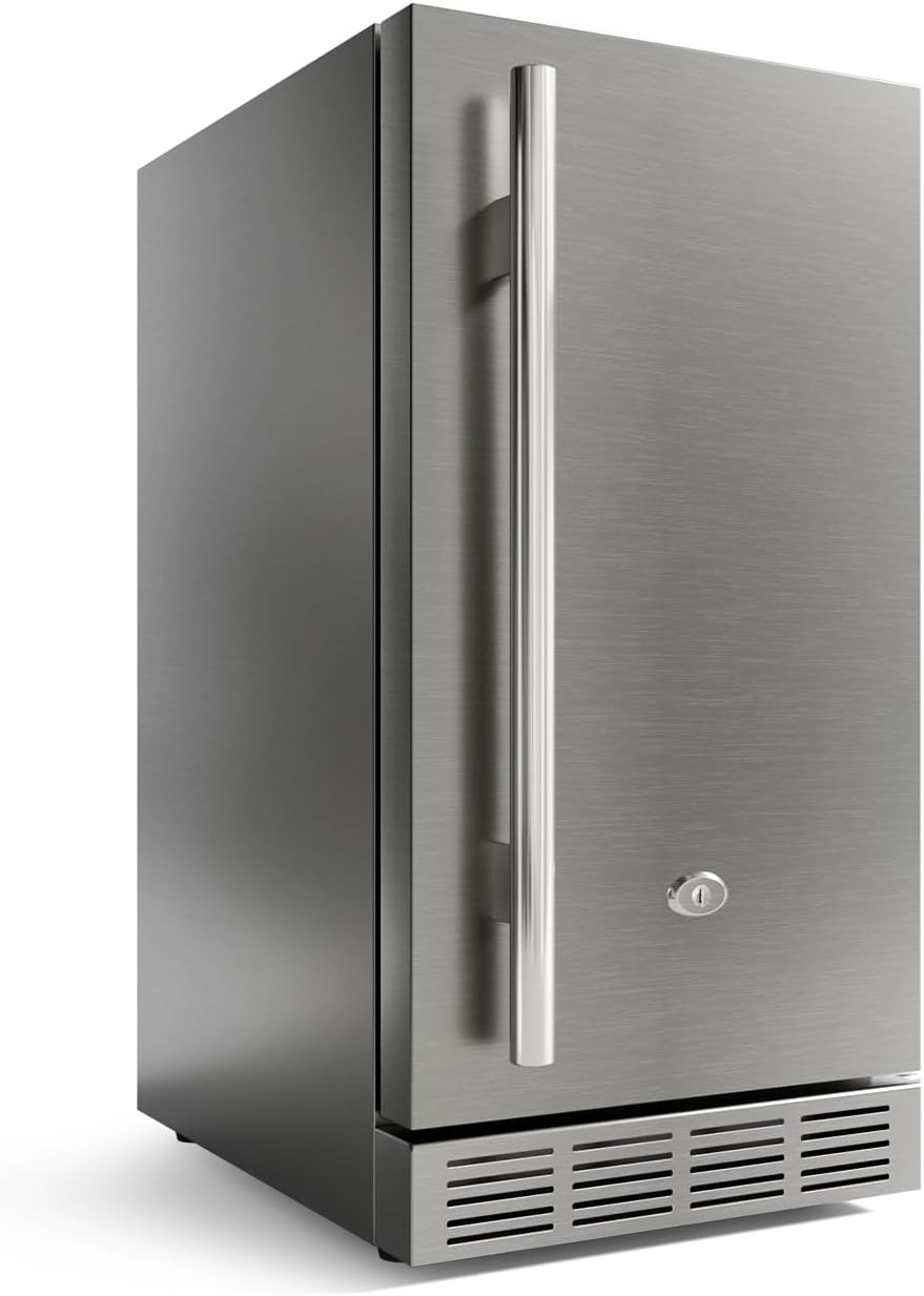 15 Inch Weather Proof Stainless Steel Outdoor Refrigerator E3342