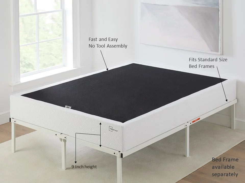 9" Queen High Profile Metal Box Spring U219