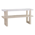 Marble Console Table in Sun-Bleached Ash Brown E905387