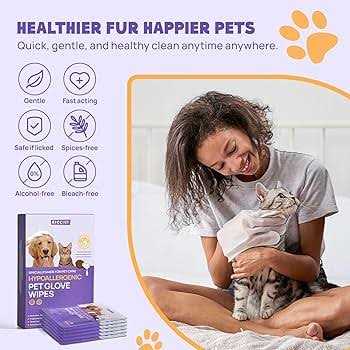Pet Cleaning Deodorizing Bathing Wipes T640