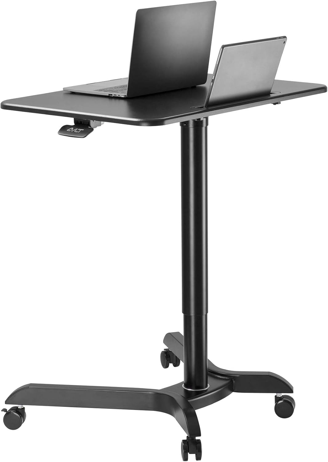 Pneumatic Laptop Standing Desk Cart X80865