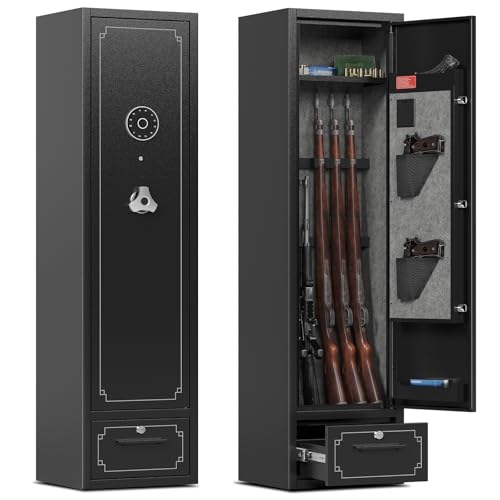 6 Gun Safe with Drawer S8606