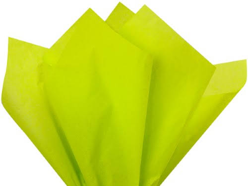 Solid Citrus Green Tissue Paper 15 x 20 Sheet G613942