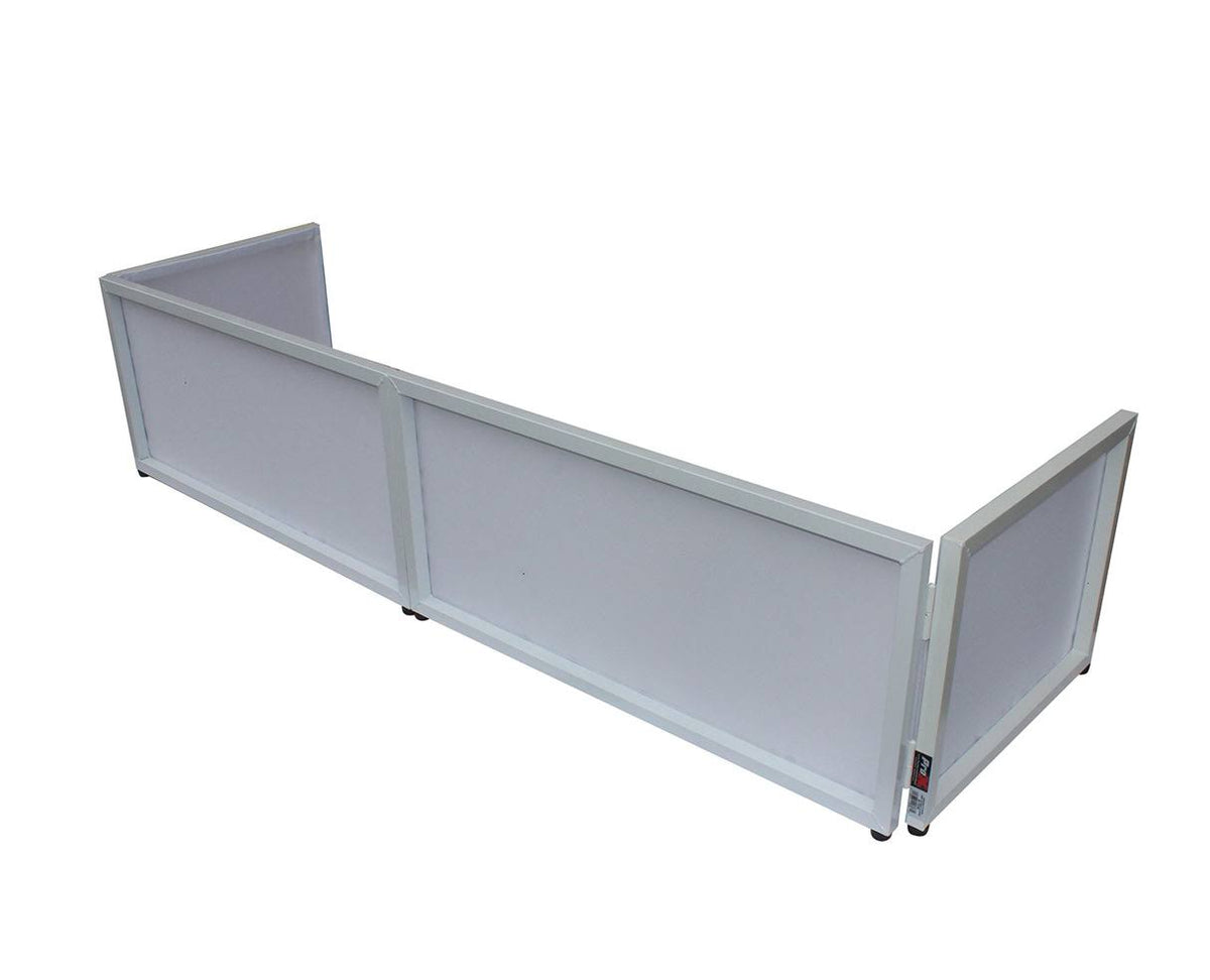 6ft Table Top DJ Facade White Trim Black White Scrim B754542