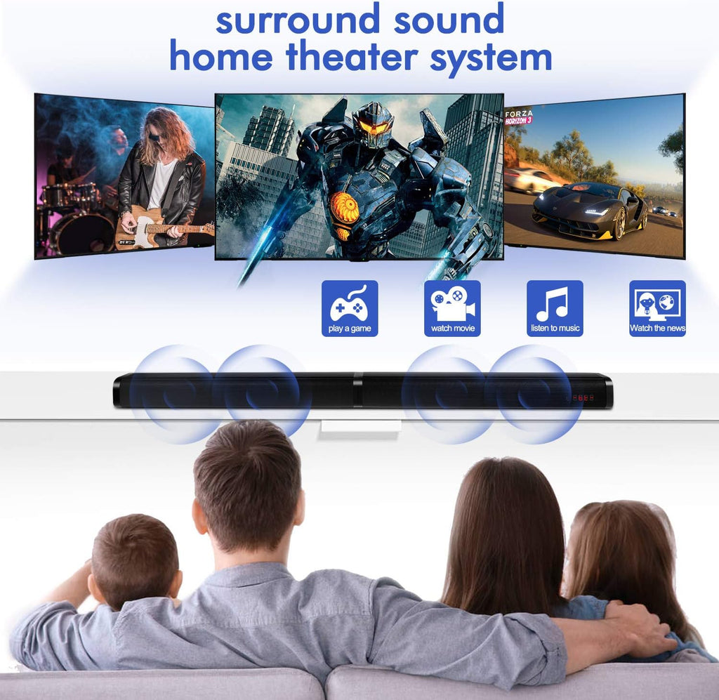 2 in 1 Soundbar Speaker with 4 Driver Speakers K794270