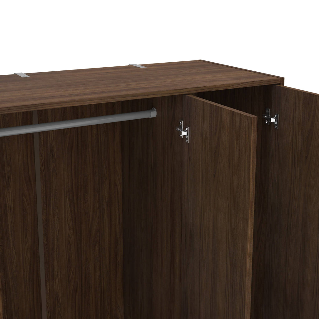 White 3-Door Wardrobe Y64509