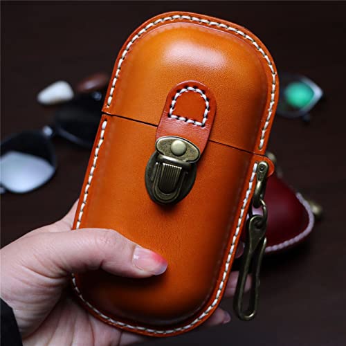 Hard Shell Leather Eyeglass Case F6345