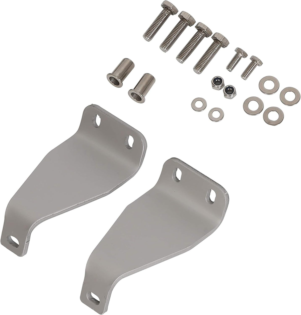 Rear Bumper Wide Grab Bar Aluminum Pack of 2 I2987