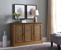 Antique Rustic Wood Buffet Sideboard Console Table with Storage F13553