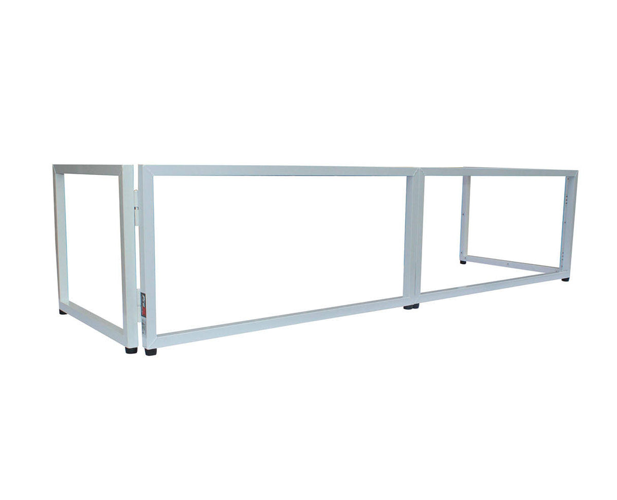 6ft Table Top DJ Facade White Trim Black White Scrim B754542