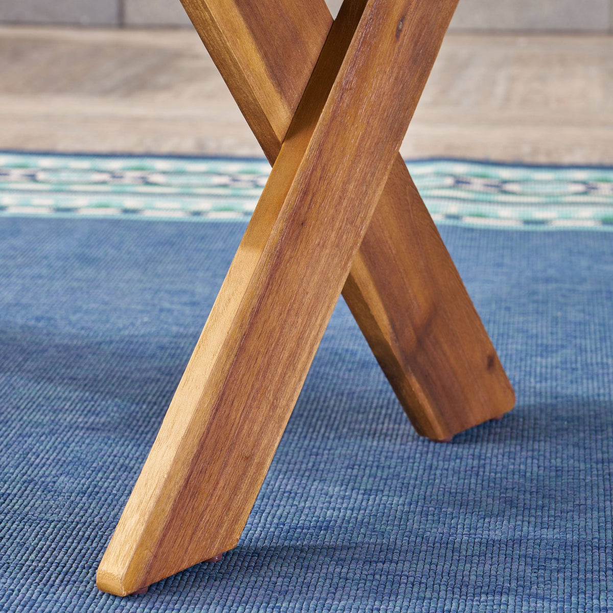 Teak Acacia Wood Coffee Table X739777
