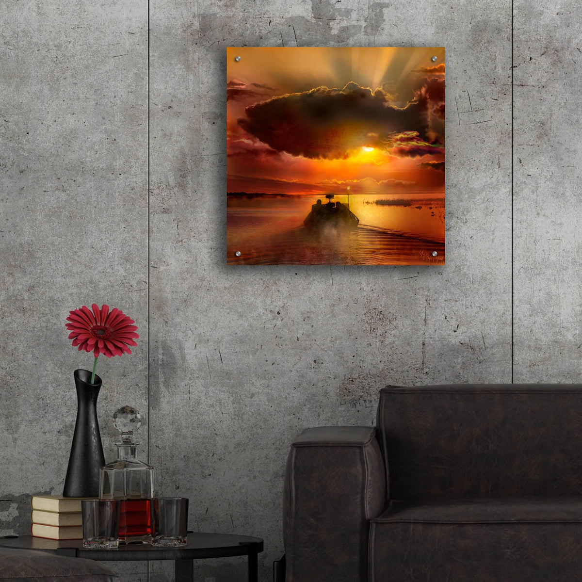Acrylic Glass Wall Art 24"x24" Y63827