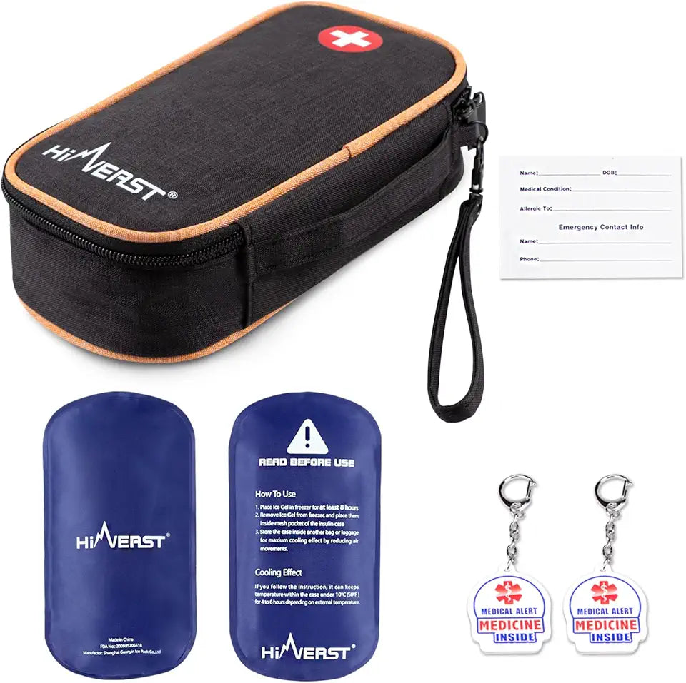 Insulin Travel Case with 2 Ice Packs X7325